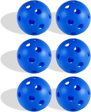 Indoor Pickleball Set - 6 Pack 26 Holes - USAPA Standard - High Resilience ...