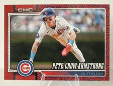 2026 Topps Series 1 Pete Crow-Armstrong #196 Team Logo Border Cubs
