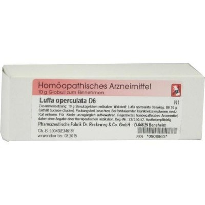 3x LUFFA OPERCULATA D 6 Globuli 10 G PZN 908863