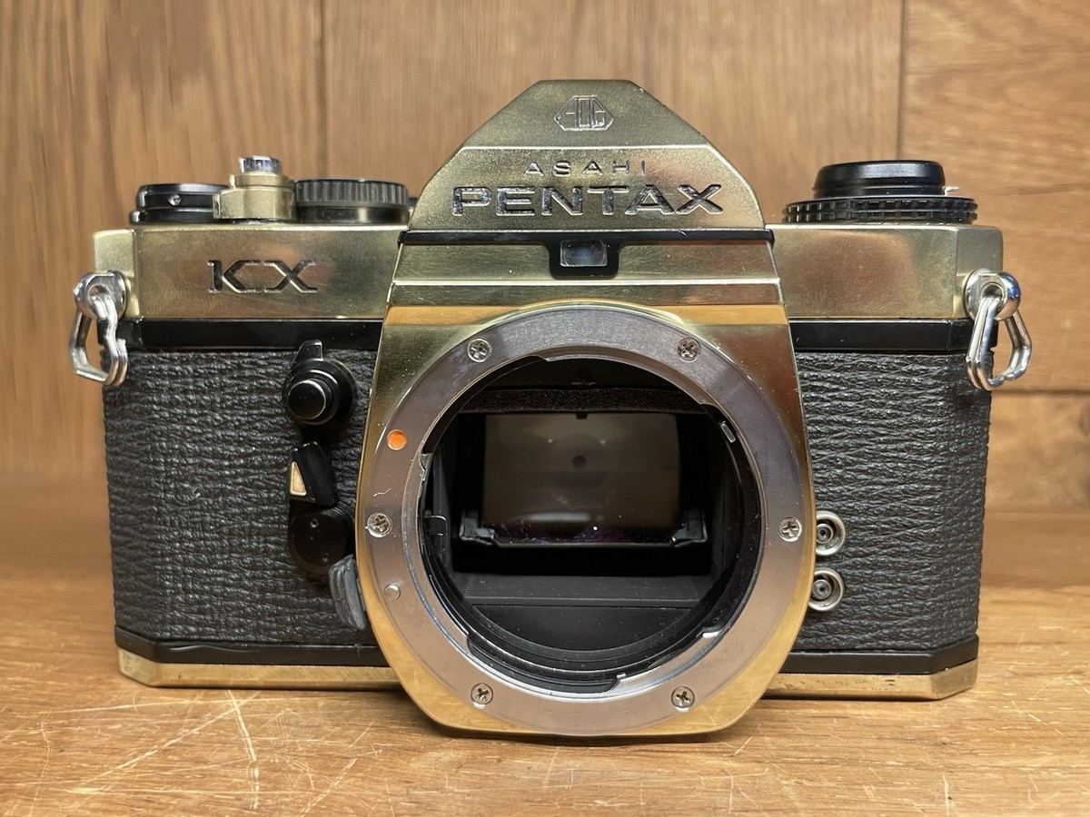 Polished Glossy Gold : CLA'd : Near Mint* Pentax KX Film Camera