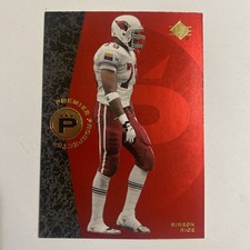 1996 SP Premier Prospects Simeon Rice #3 RC Cardinals Rookie NFL Card NM. rookie card picture