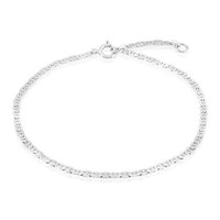 Cavill Armband Sterlingsilber 925 Rhodiniert Geflochten Verstellbar