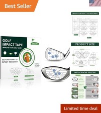 Golf Swing Training Impact Tape  150 Labels for Accuracy  Sweet Spot Analysis