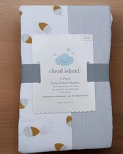 Fitted Crib Sheet Acorns - Cloud Island - 2pk