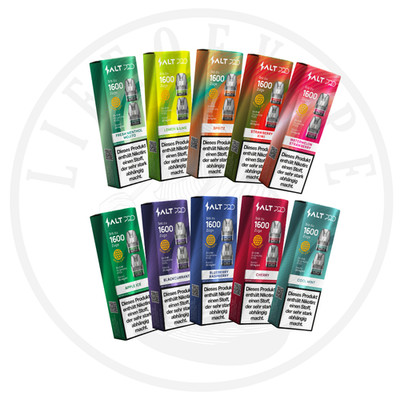 SALT PRO Pods mit 2x2ml Liquid I 20mg Nikotin Nic Salt für E-Zigaretten Vapes