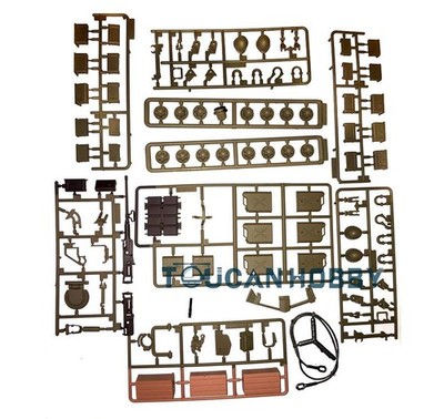 1/16 Henglong 3838 USA M26 Pershing RC Tank Model Part Decoration Plastic Bag