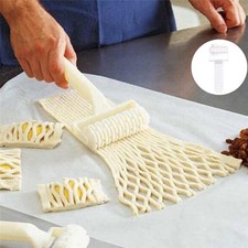 Strumento da forno biscotti torta pizza pane pasticceria rullo reticolo taglierina plastica D'uk