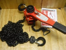 New Dayton 4ZX45 Lever Chain Hoist 1500 lb. 3/4 Ton, 20 ft. Lift 29/32" hook