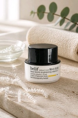   belif Aqua Bomb Vitamin C Cream 10ml   Glow Feuchtigkeit K-Beauty