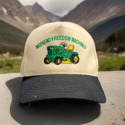 HTF John Deere Weekend Freedom Machines SnapBack Hat By KC