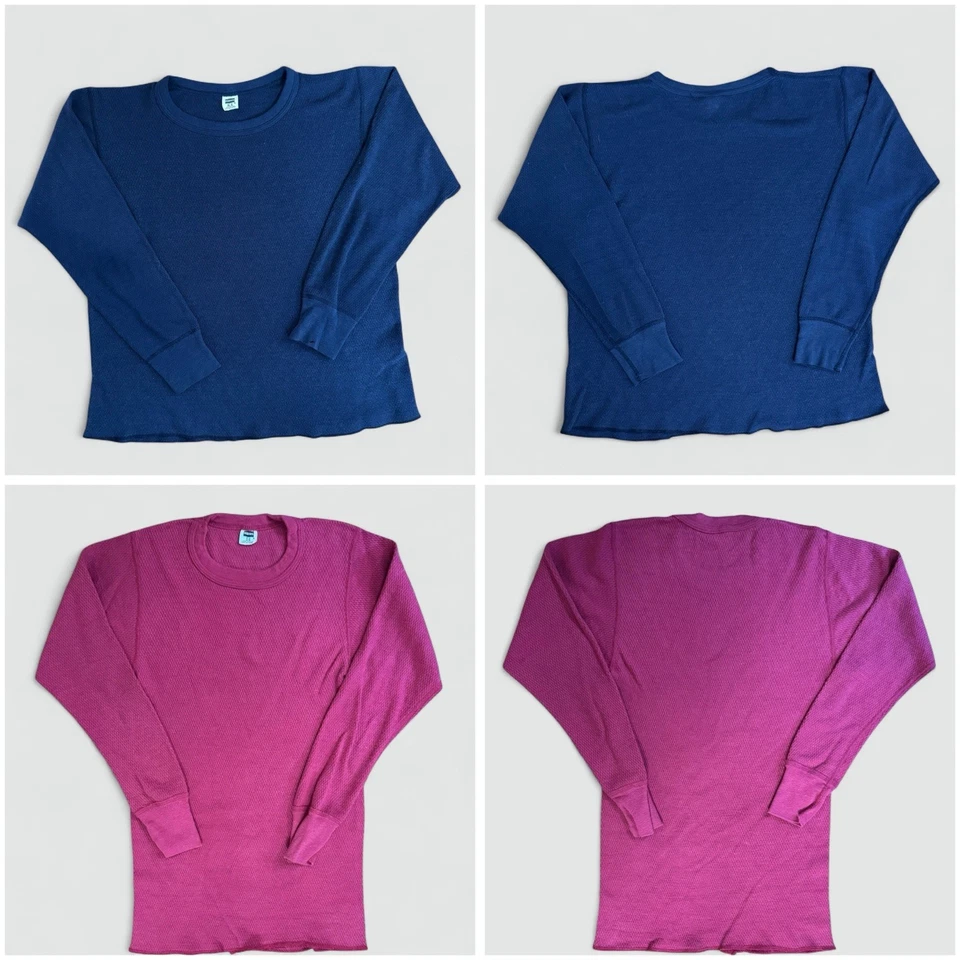 4 Vintage Hanes Thermals - Long Sleeve Waffle knit 70’s or 80’s / XL Large Small - Image 4 of 4