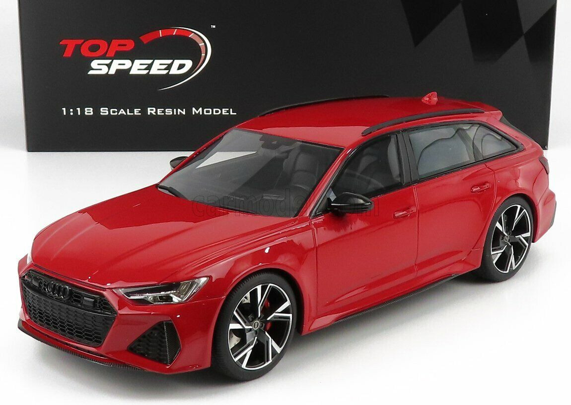ミニチャンプス　アウディ　Audi RS6 1/18 赤　レッド ミニチャンプス ○ 1/18 アウディ 〓 RS6 アバント/ レッド Audi