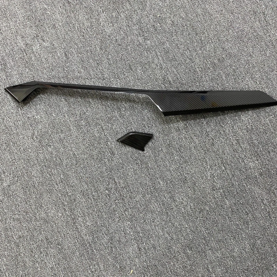 Juego de 12 piezas de embellecedores interiores de auto de fibra de carbono seca para BMW X5 G05 X7 G07 2019-2021 Foto 2 de 4