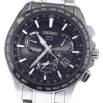 SEIKO Astron SBXB077/8X53-0AD0-2 black Dial Solar Powered Radio