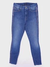 Mother Jeans Womens 26 The Looker Skinny High Rise Denim Pants Stretch Medium