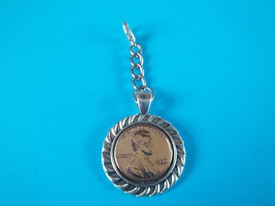 ONE CENT - USA - LIMITED EDITION - SILBERGEHÄUSE ANHÄNGER / CHARM - 1925 bis 1982