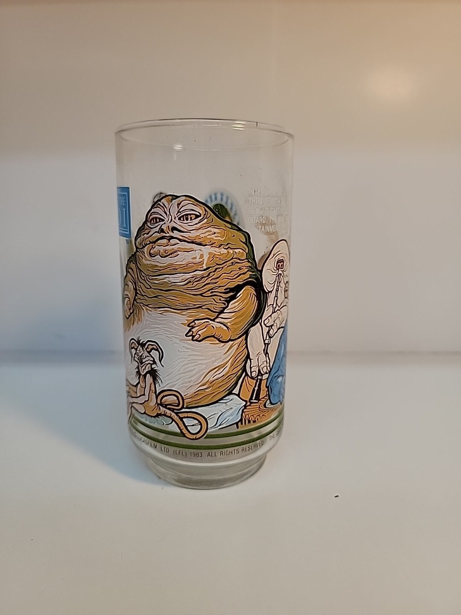 Return of the Jedi Star Wars Burger King Glasses 1983 (Jabba The