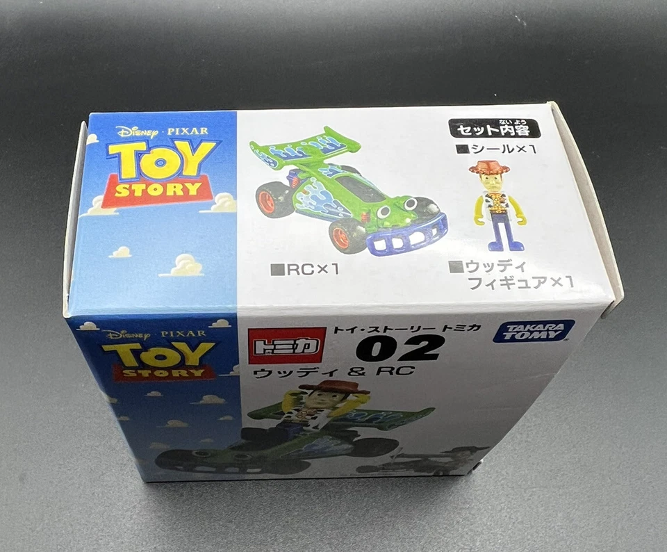 Tomica Toy Story Woody And RC 02 Tomy Novo - Imagem 3 de 4
