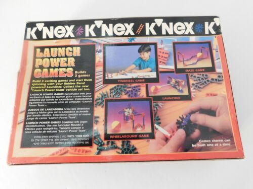 K'Nex 10810 Launch Power Games Vintage 1996 Building Toys Knex New In Box - Picture 2 of 6