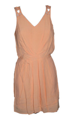 1) KLEID TRÄGERKLEID SOMMERKLEID APRICOTE PEACH BCBGENERATION Gr. XS NEU