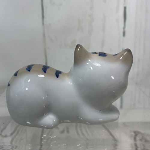 Henriksen blau und weiß Porzellan japanische Katzen Salz und Pfefferstreuer - Bild 11 von 17