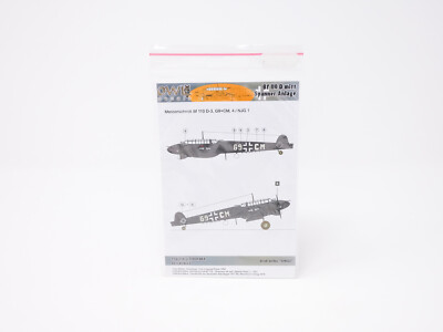 1/72 Owl Decals Bf 110D-3 G9+CM 4./NJG 1 mit Spanner Anlage - NOS - S72003