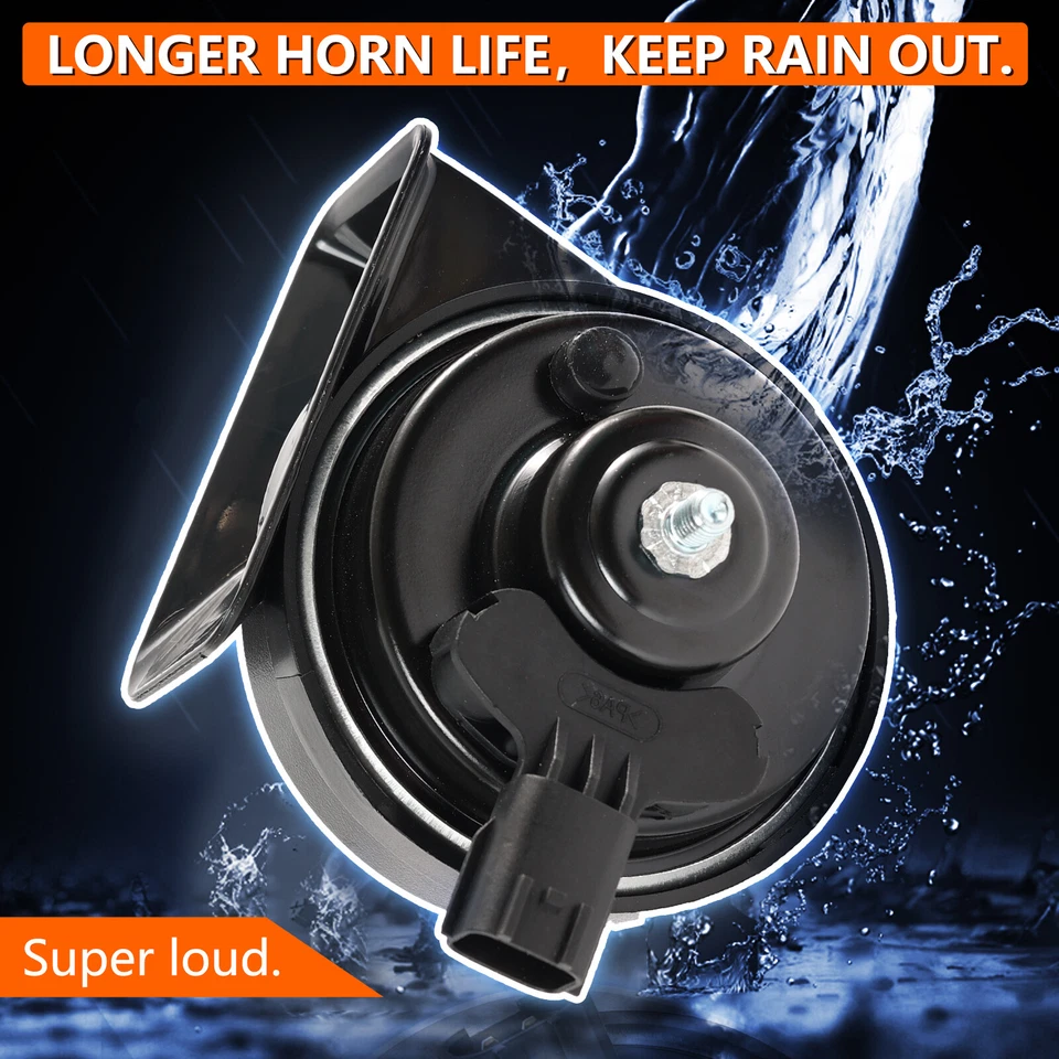 Pair Loud Twin Tone Snail Horn For Kia Rio Ceed Sportage JE Optima K5 125db 12V - Imagem 3 de 4