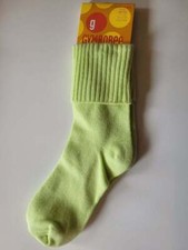 NWT Girls xl xxl 6 7 y Gymboree 2003 LEAPIN LILY PADS green cuffed socks vtg