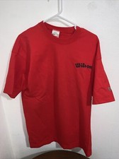 Vintage Wilson Made in USA T-Shirt Red Mens Size XL