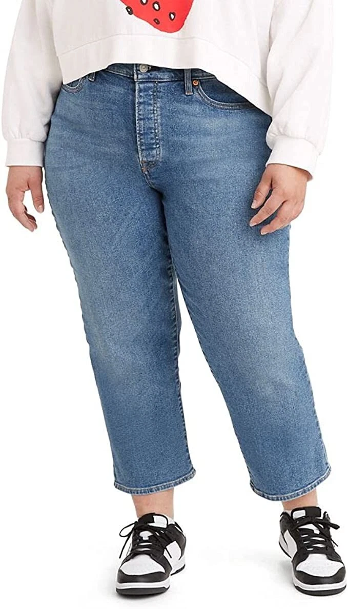 LEVI'S WOMEN'S PREMIUM PLUS SIZE WEDGIE STRAIGHT JEANS NEW WITH TAG SIZE  16W