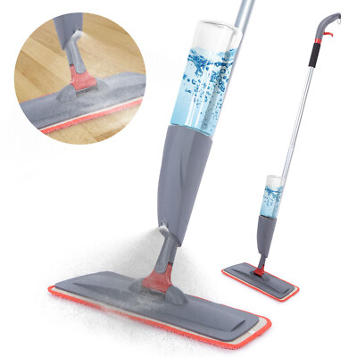 Spray Mop for Floor Cleaning 360° Rotating Cleaner 600ml Water Bottle Sweeper