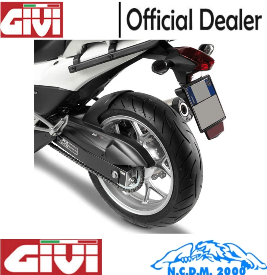 Rear Fender Chain Guard In ABS GIVI MG1109 HONDA Integra 700 2012 2013 - Image 3 of 4