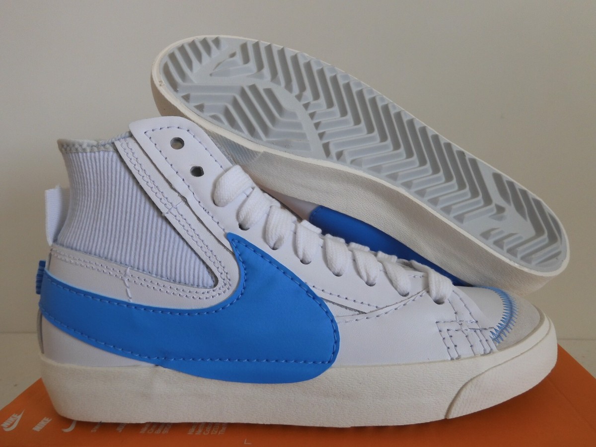 Jumbo Nike Blazer High White Blue NIKE BLAZER MID '77 JUMBO WHITE