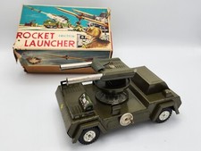 Vintage Toy Nomura TN Rocket Launcher Friction Army Military Tank Vehicle in Box