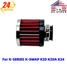 K20 K24 Valve Cover Breather Filter 18mm For Acura Integra RSX Civic K-Series US