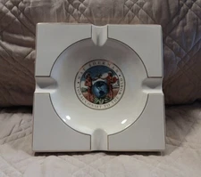 Nat Sherman Tobacconist to the World Ceramic Cigar Ashtray Native American