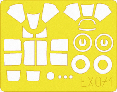 Eduard Mask 1/48 F6F Hellcat Mask for Hasegawa  EUEX 071