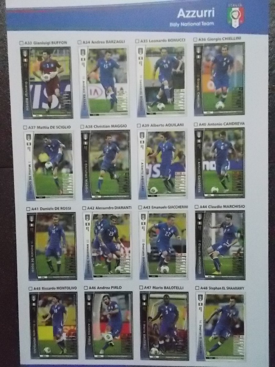Panini WCCF Base National Team | eBay