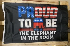 Republican Flag FREE SHIP Save America Vote Red Trump Desantis USA Sign 3x5’