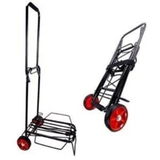 Fold-able Luggage Hand Truck Dolly 55 Lbs Max Load Black small heavy items