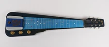 1950 Gibson Century 6 String Vintage Lap Steel Blue Green with Original Case