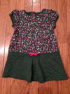 baby girl forest green dress