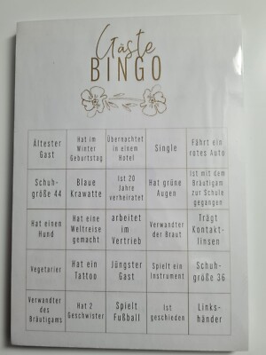 Party BINGO GAME NEU OVP