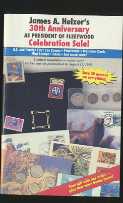 Fleetwood 1998 Mini Price List 30th Anniversary Sale Booklet 36 pages