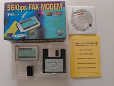 Pc Card 56Kbps FAX Modem V.90 Global Modem