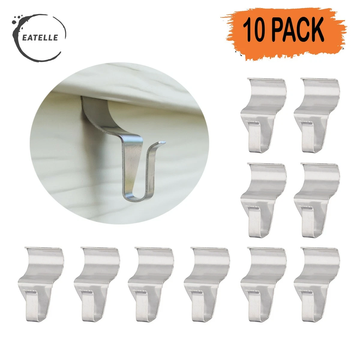 Eatelle Vinyl Siding Hooks Low Profile Heavy duty No-Hole Hangers No  Drilling