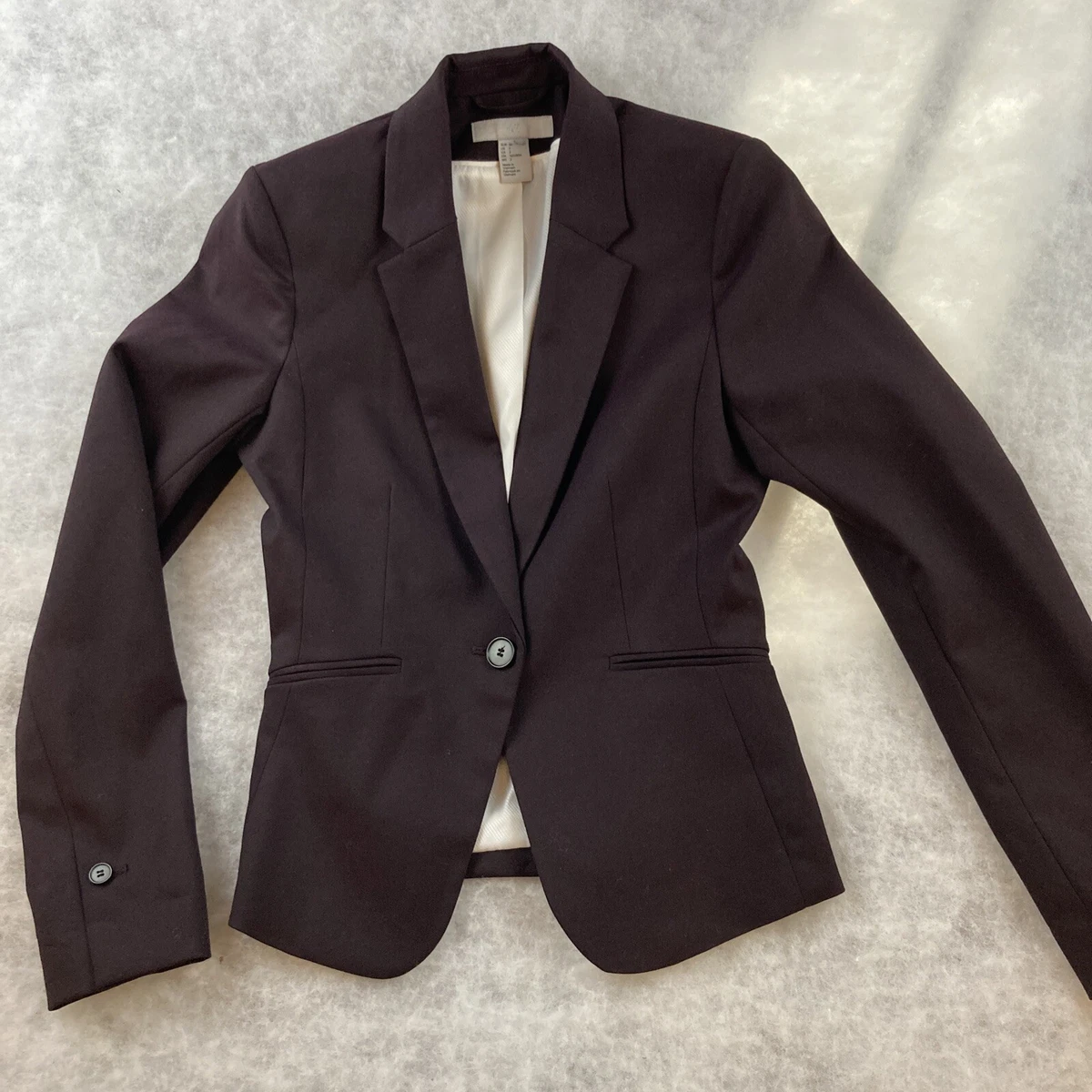 H&m brown blazer cheap