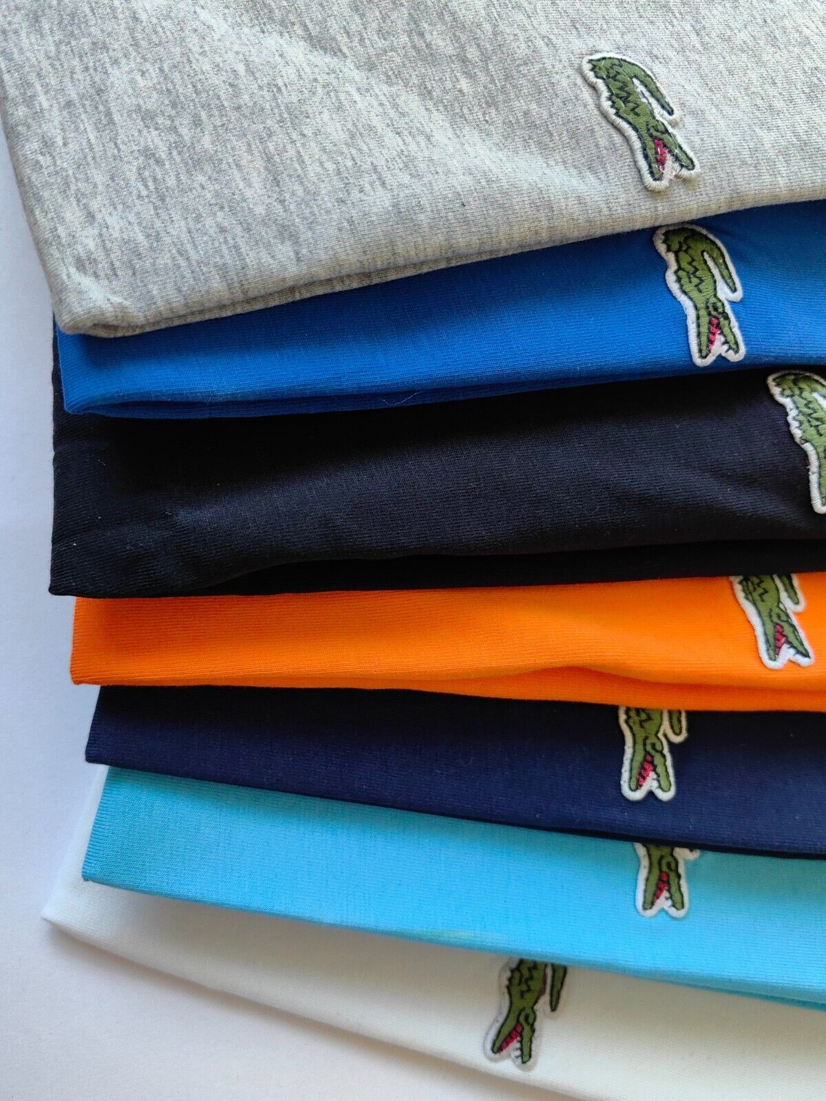 Lacoste Mens Crew Neck Cotton Jersy Classic Fit T-shirt size M-2XL | eBay