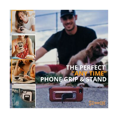 Scooch Clean WINGBACK Phones&Tablets Pop Up Phone Grip&Stand Hands