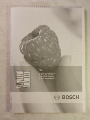 alte Bedienungsanleitung Bosch Kühlschrank Kil..